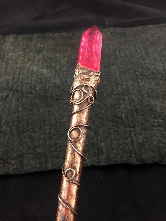 Electroformed Crystal Wand — POLLACK GLASS STUDIO & GALLERY